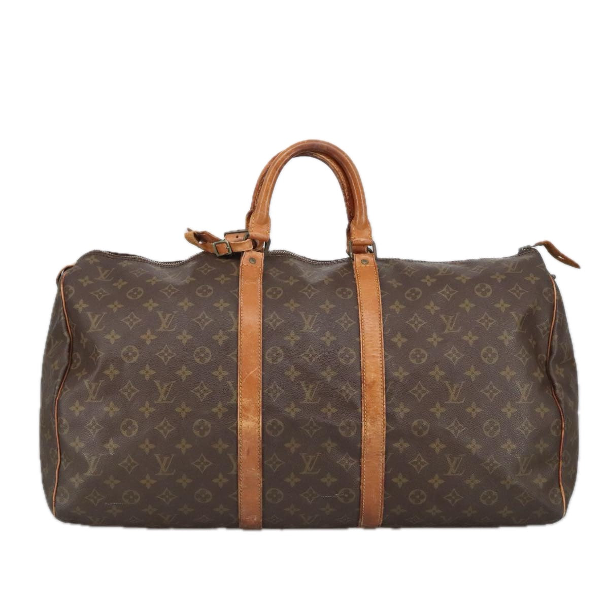 LOUIS VUITTON Monogram Keepall 55 Boston Bag Vintage M41424 LV Auth 101552