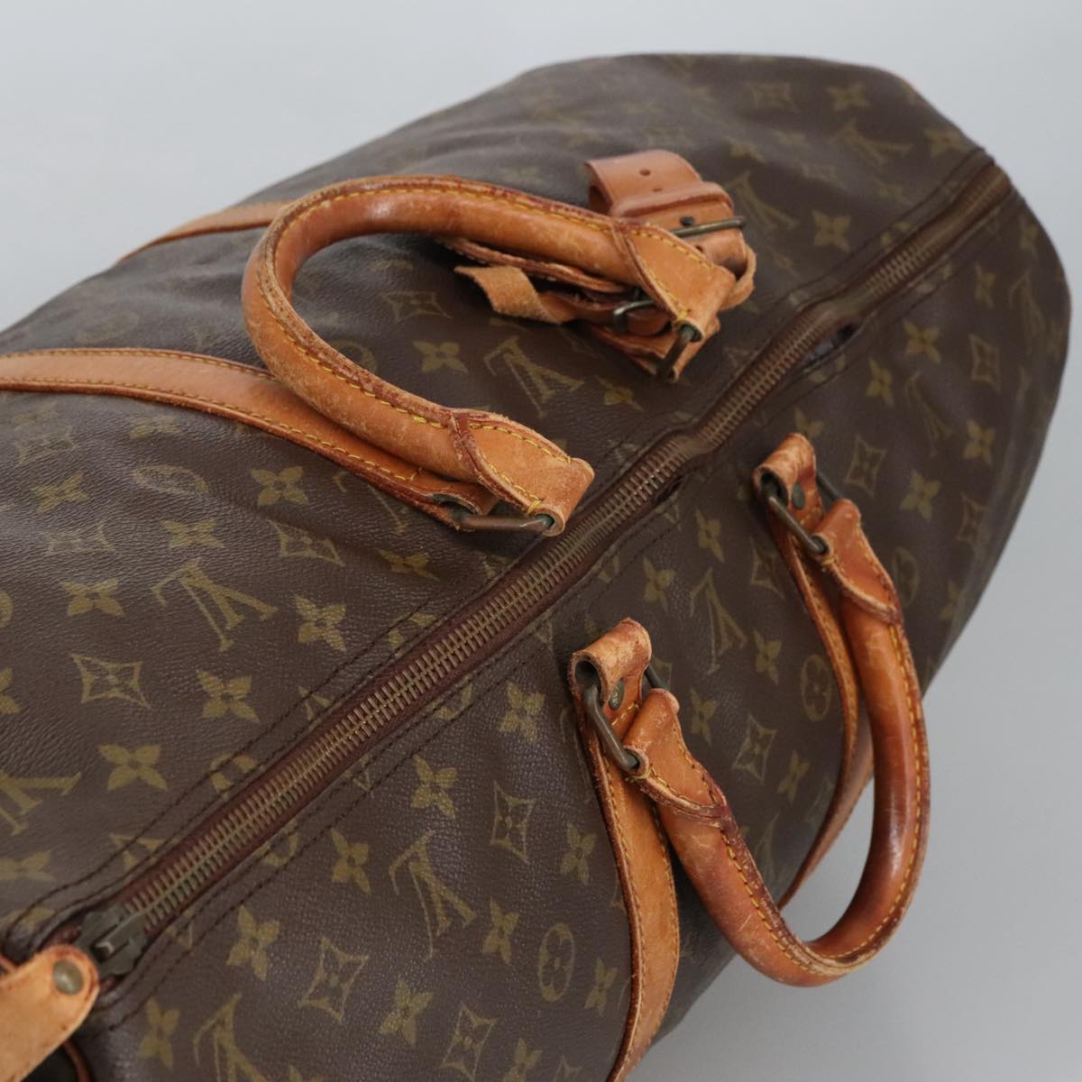 LOUIS VUITTON Monogram Keepall 55 Boston Bag Vintage M41424 LV Auth 101552