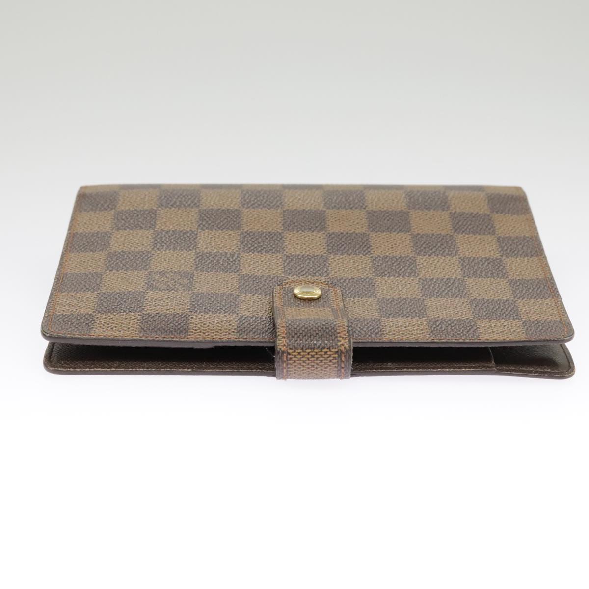 LOUIS VUITTON Damier Ebene Agenda MM Day Planner Cover R20240 LV Auth 101570