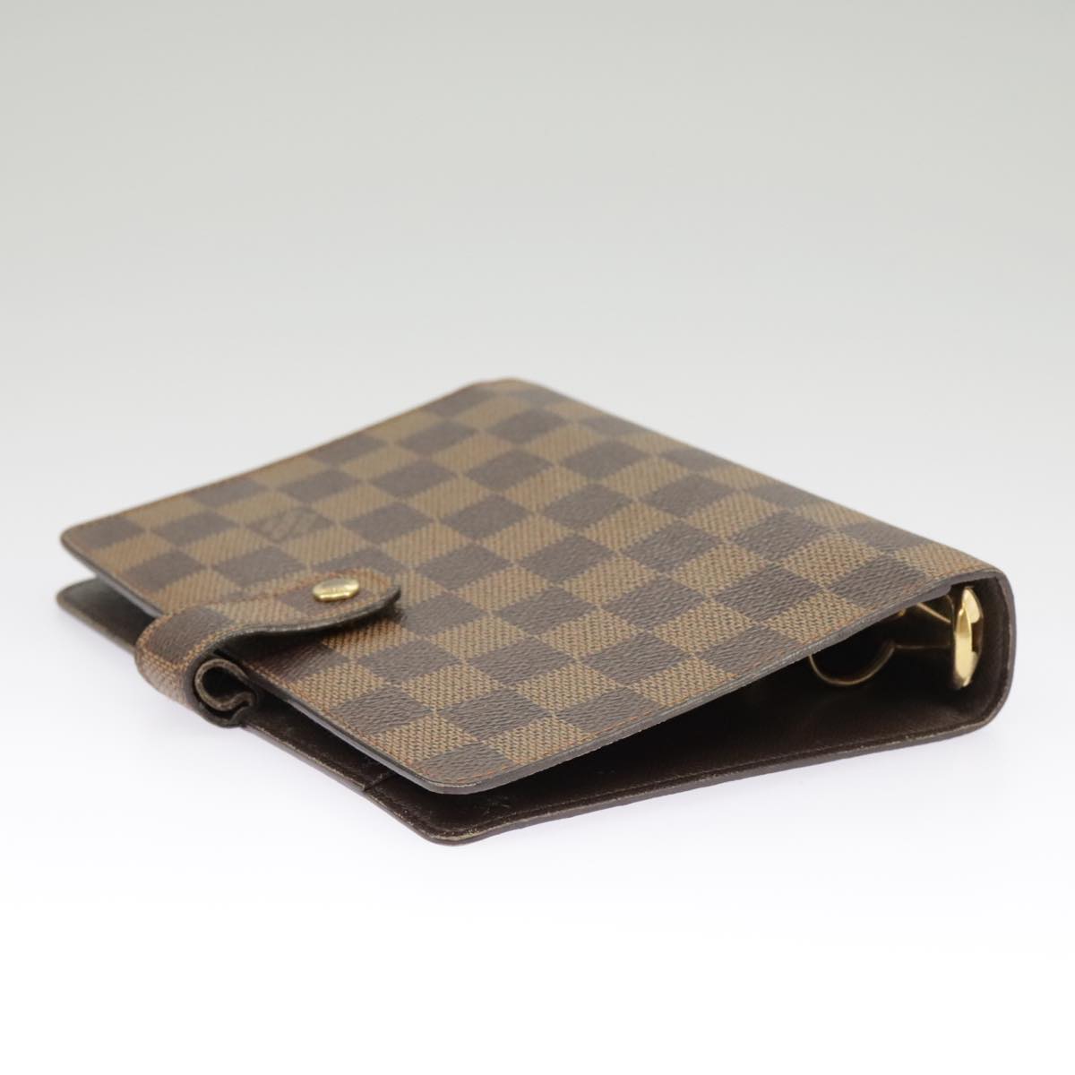 LOUIS VUITTON Damier Ebene Agenda MM Day Planner Cover R20240 LV Auth 101570