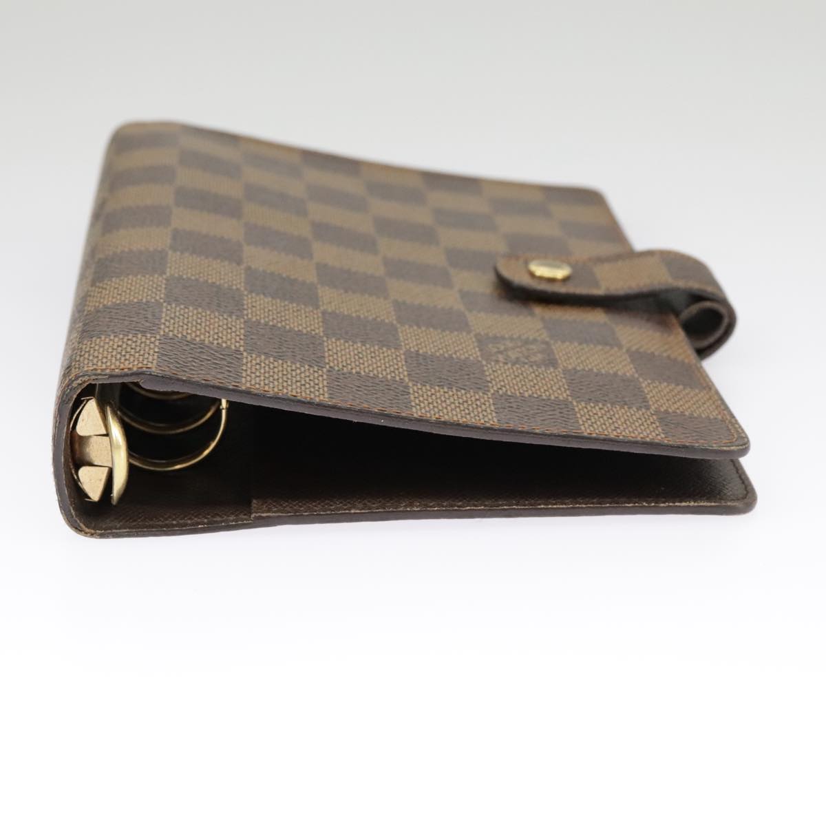 LOUIS VUITTON Damier Ebene Agenda MM Day Planner Cover R20240 LV Auth 101570