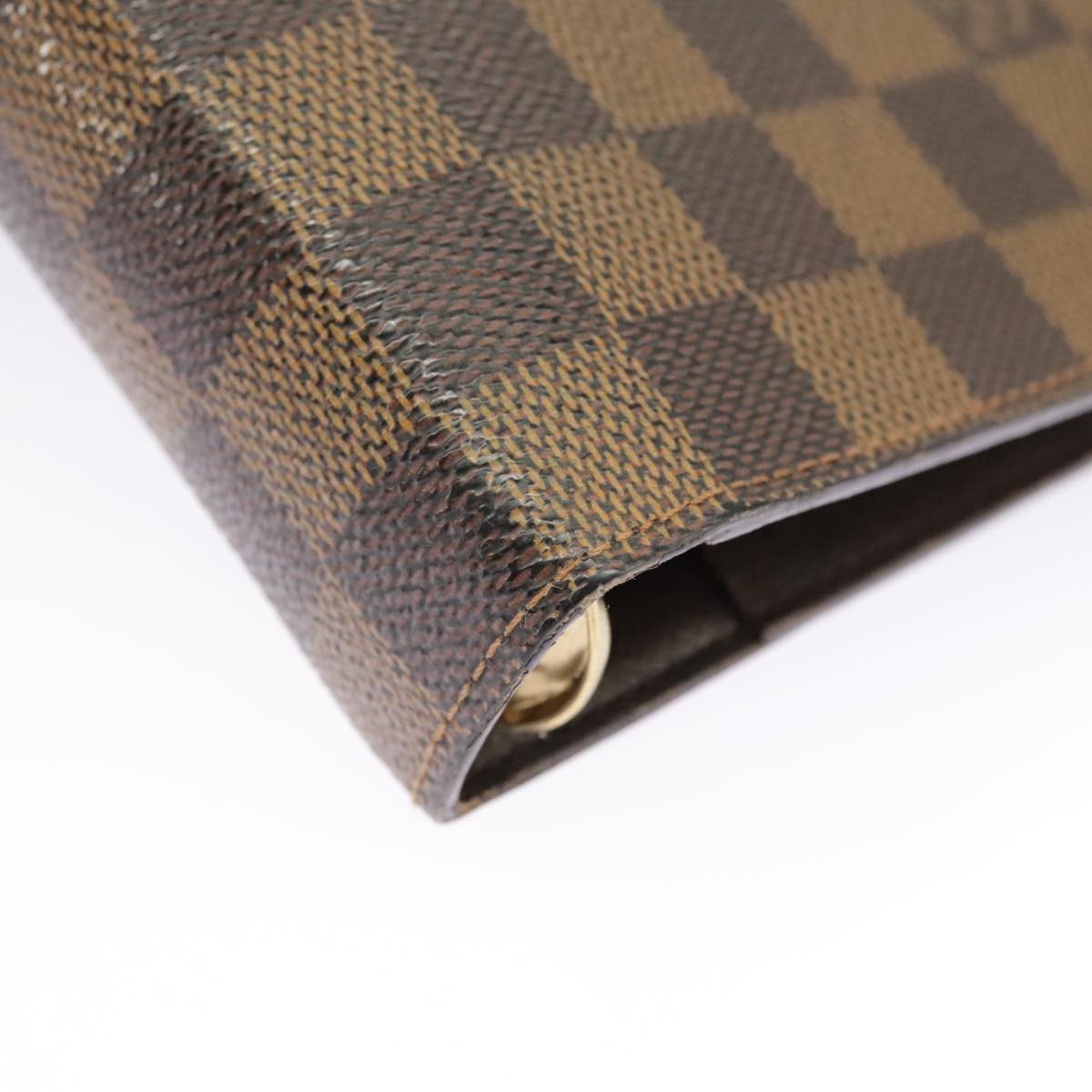 LOUIS VUITTON Damier Ebene Agenda MM Day Planner Cover R20240 LV Auth 101570