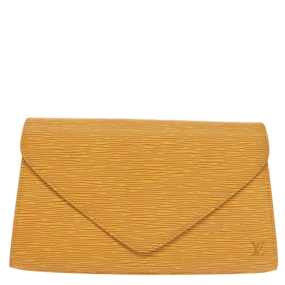 LOUIS VUITTON Epi Art Deco Clutch Bag Yellow M52639 LV Auth 101574 - 0