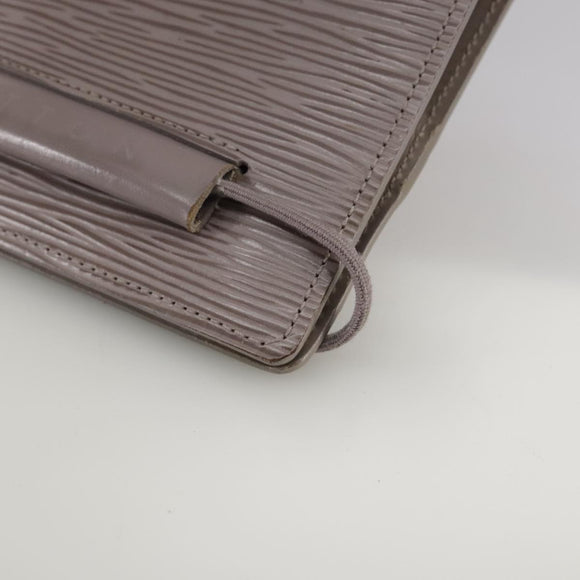 LOUIS VUITTON Epi Agenda Oriental Day Planner Cover Lilac R2018B LV Auth 101577