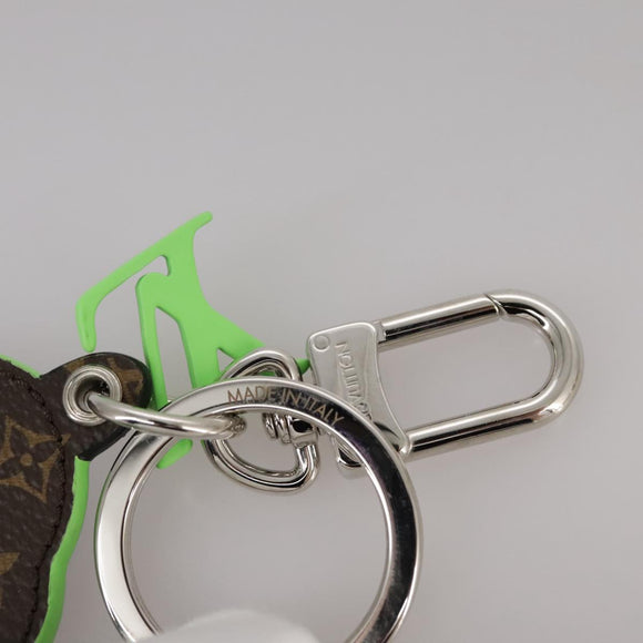 LOUIS VUITTON Porte Cles LV Rabbit Key Ring Leather Blue MP2917 LV Auth 101591