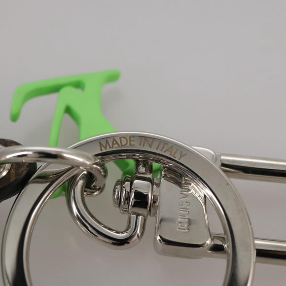 LOUIS VUITTON Porte Cles LV Rabbit Key Ring Leather Blue MP2917 LV Auth 101591