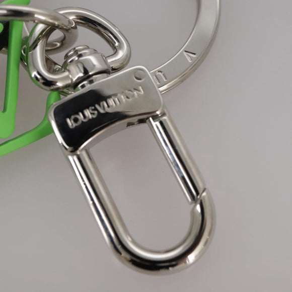 LOUIS VUITTON Porte Cles LV Rabbit Key Ring Leather Blue MP2917 LV Auth 101591