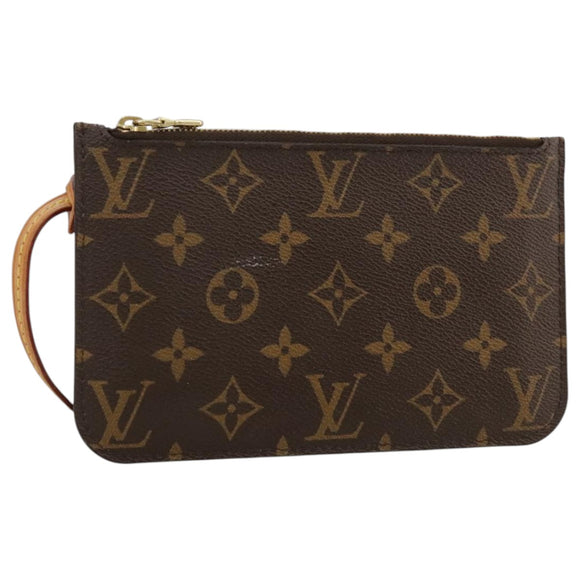 LOUIS VUITTON Monogram Neverfull PM Pouch LV Auth 101646