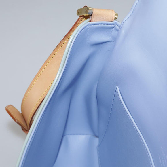 LOUIS VUITTON Monogram Vernis Thompson Street Bag Lavande M91009 LV Auth 101652