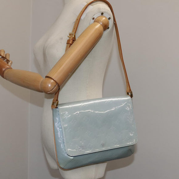LOUIS VUITTON Monogram Vernis Thompson Street Bag Lavande M91009 LV Auth 101652