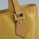 LOUIS VUITTON Monogram Vernis Houston Hand Bag Gris M91053 LV Auth 101664-17