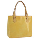 LOUIS VUITTON Monogram Vernis Houston Hand Bag Gris M91053 LV Auth 101664-1