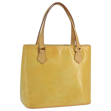 LOUIS VUITTON Monogram Vernis Houston Hand Bag Gris M91053 LV Auth 101664