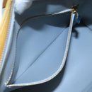 LOUIS VUITTON Monogram Vernis Houston Hand Bag Gris M91053 LV Auth 101664-21