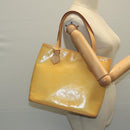 LOUIS VUITTON Monogram Vernis Houston Hand Bag Gris M91053 LV Auth 101664-23