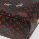 LOUIS VUITTON Catgram Neverfull MM Tote Bag M44441 LV Auth 101672SM-16