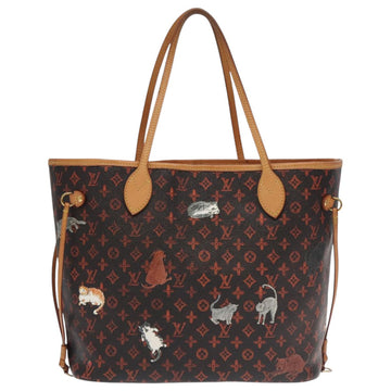 LOUIS VUITTON Catgram Neverfull MM Tote Bag M44441 LV Auth 101672SA - 0