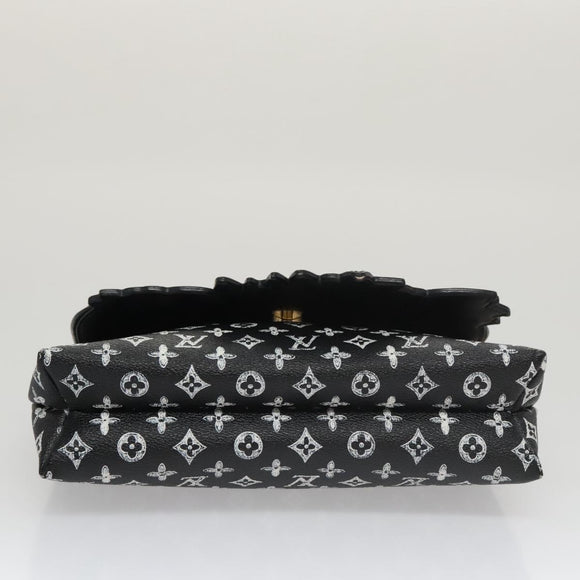 LOUIS VUITTON Catgram Cat Pochette Shoulder Bag Black M52935 LV Auth 101677SAM
