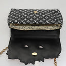 LOUIS VUITTON Catgram Cat Pochette Shoulder Bag Black M52935 LV Auth 101677SAM-22
