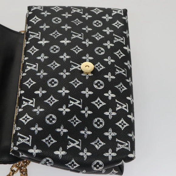 LOUIS VUITTON Catgram Cat Pochette Shoulder Bag Black M52935 LV Auth 101677SAM