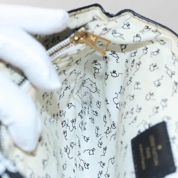 LOUIS VUITTON Catgram Cat Pochette Shoulder Bag Black M52935 LV Auth 101677SA