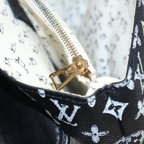 LOUIS VUITTON Catgram Cat Pochette Shoulder Bag Black M52935 LV Auth 101677SA