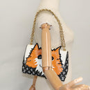 LOUIS VUITTON Catgram Cat Pochette Shoulder Bag Black M52935 LV Auth 101677SA-34