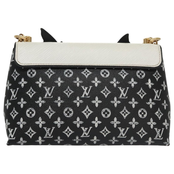 LOUIS VUITTON Catgram Cat Pochette Shoulder Bag Black M52935 LV Auth 101677SAM