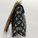 LOUIS VUITTON Catgram Cat Pochette Shoulder Bag Black M52935 LV Auth 101677SAM-3