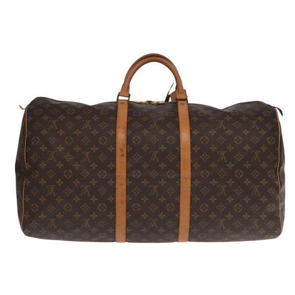 LOUIS VUITTON Monogram Keepall 60 Boston Tasche M41422 LV Auth 101679