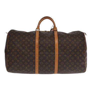 LOUIS VUITTON Monogram Keepall 60 Boston Bag M41422 LV Auth 101679 - 0