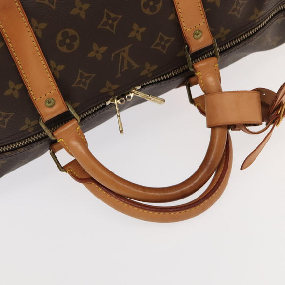 LOUIS VUITTON Monogram Keepall 60 Boston Bag M41422 LV Auth 101679