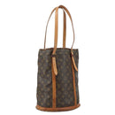 LOUIS VUITTON Monogram Bucket GM Shoulder Bag M42236 LV Auth 101728-1