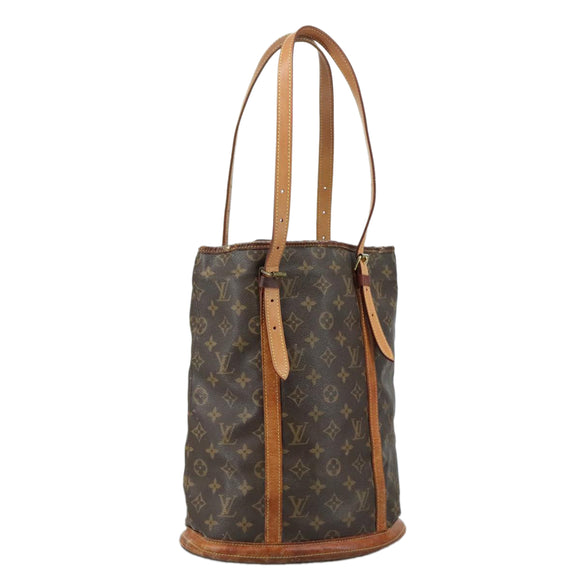 LOUIS VUITTON Monogram Bucket GM Shoulder Bag M42236 LV Auth 101728