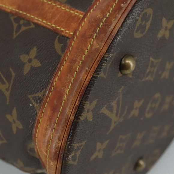 LOUIS VUITTON Monogram Bucket GM Shoulder Bag M42236 LV Auth 101728