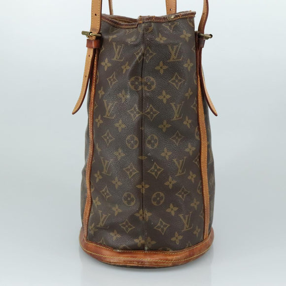 LOUIS VUITTON Monogram Bucket GM Shoulder Bag M42236 LV Auth 101728