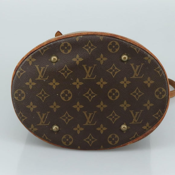 LOUIS VUITTON Monogram Bucket GM Shoulder Bag M42236 LV Auth 101728