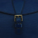 LOUIS VUITTON Epi June Feuille Shoulder Bag Blue M52155 LV Auth 101775-9