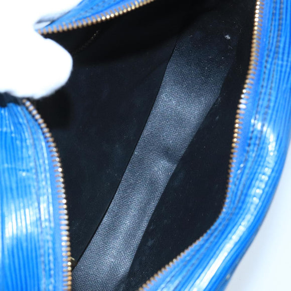LOUIS VUITTON Epi June Feuille Shoulder Bag Blue M52155 LV Auth 101775