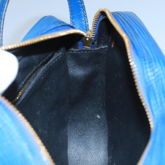 LOUIS VUITTON Epi June Feuille Shoulder Bag Blue M52155 LV Auth 101775