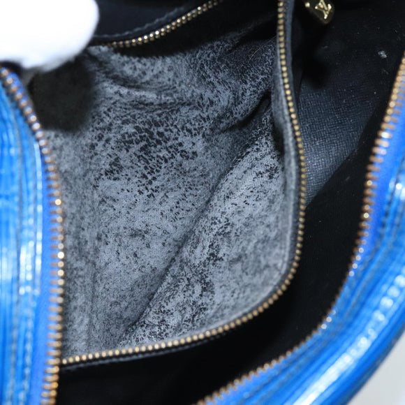 LOUIS VUITTON Epi June Feuille Shoulder Bag Blue M52155 LV Auth 101775