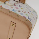 LOUIS VUITTON Monogram Multicolor Alma GM Hand Bag White M40441 LV Auth 101776SM-8