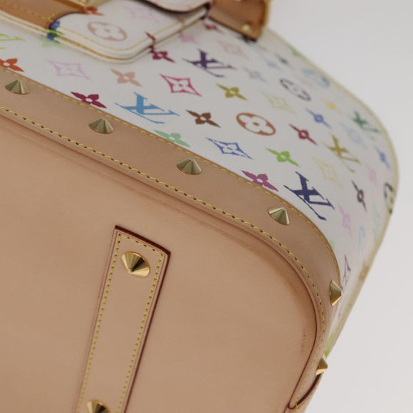 LOUIS VUITTON Monogram Multicolor Alma GM Hand Bag White M40441 LV Auth 101776SM