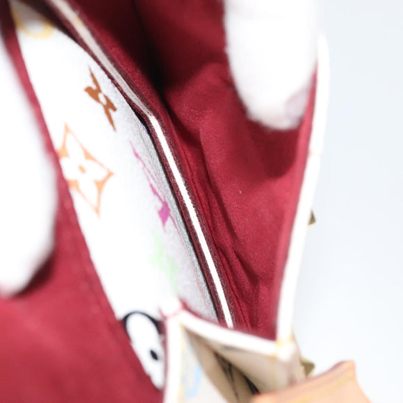 LOUIS VUITTON Monogram Multicolor Alma GM Hand Bag White M40441 LV Auth 101776SM