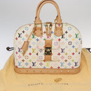 LOUIS VUITTON Monogram Multicolor Alma GM Hand Bag White M40441 LV Auth 101776SM-12