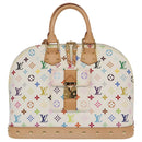 LOUIS VUITTON Monogram Multicolor Alma GM Hand Bag White M40441 LV Auth 101776SM-13