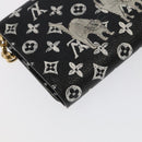 LOUIS VUITTON Monogram Catgram Portefeuille Chain Wallet Black M63888 101778S-17