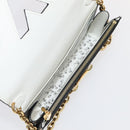 LOUIS VUITTON Monogram Catgram Portefeuille Chain Wallet Black M63888 101778S-19