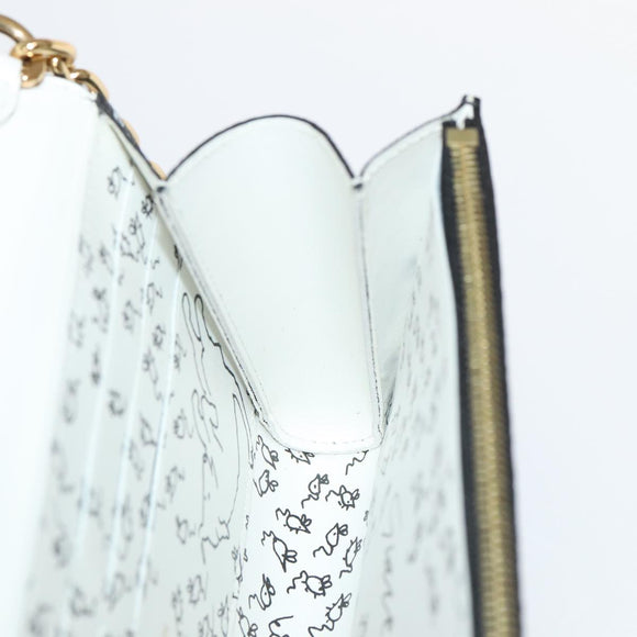 LOUIS VUITTON Monogram Catgram Portefeuille Chain Wallet Black M63888 101778S