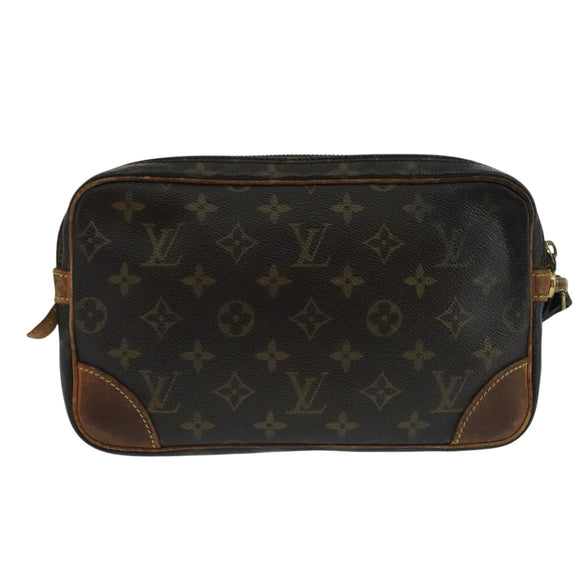 LOUIS VUITTON Monogram Marly Dragonne GM Clutch Bag M51825 LV Auth 101783